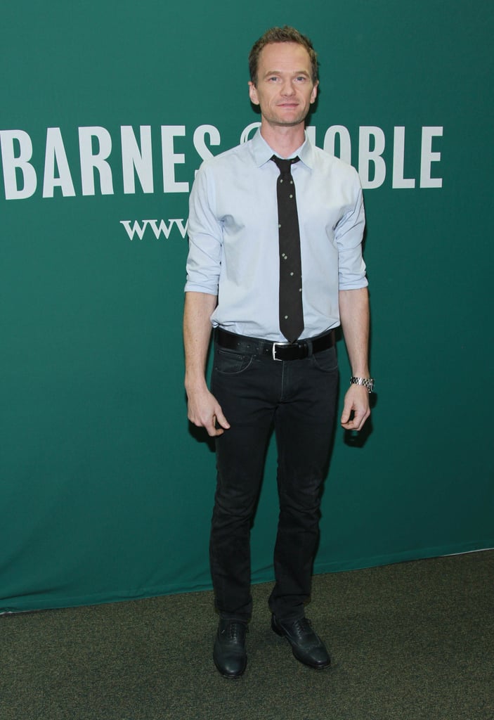 Neil Patrick Harris signed copies of his book, Choose Your Own Autobiography, on Tuesday in NYC.