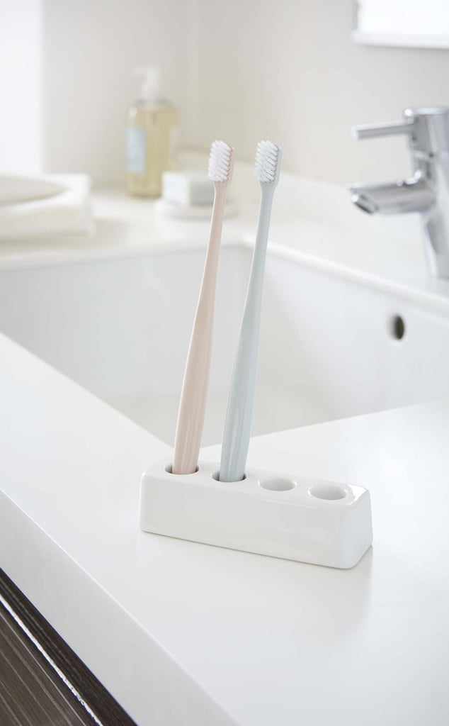 A Chic Toothbrush Holder: Yamazaki Home Ceramic Stand