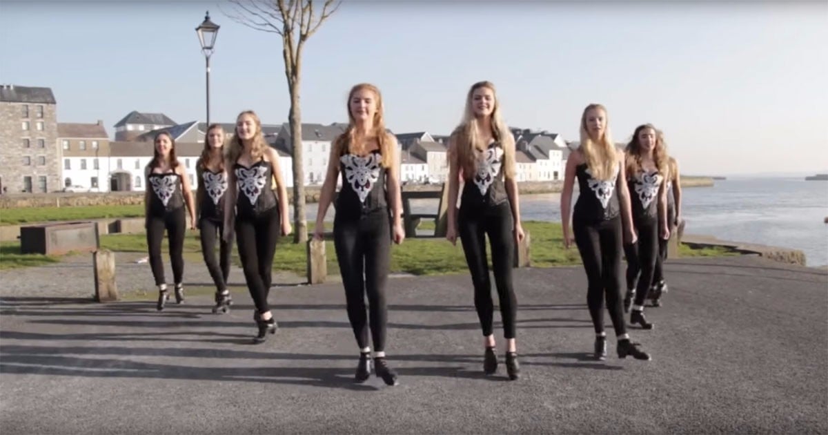 Irish Dancers Dancing To Ed Sheeran S Shape Of You Video Popsugar