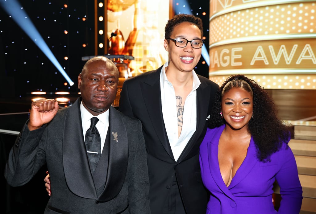 Brittney笑容和妻子Cherelle参加全国有色人种协进会形象奖