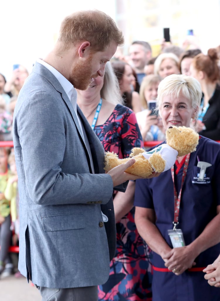 Prince Harry Visits Oxford Children's Hospital May 2019