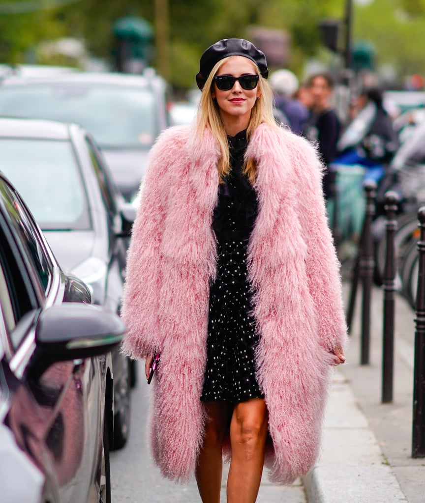 Statement Coat Street Style Trend POPSUGAR Fashion