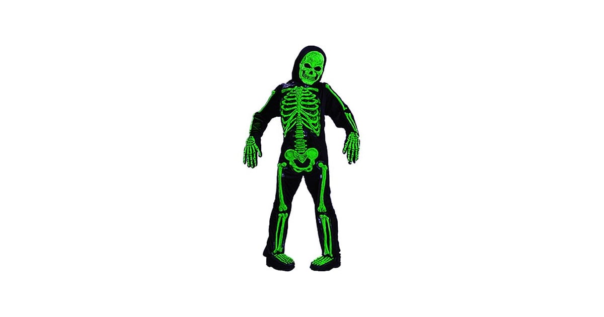 Scary Green Bones Skeleton Scary Halloween Costumes For Kids
