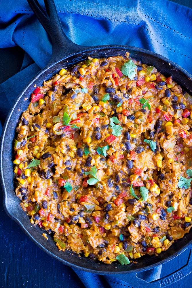 Stove Top Enchilada With Cauliflower Rice