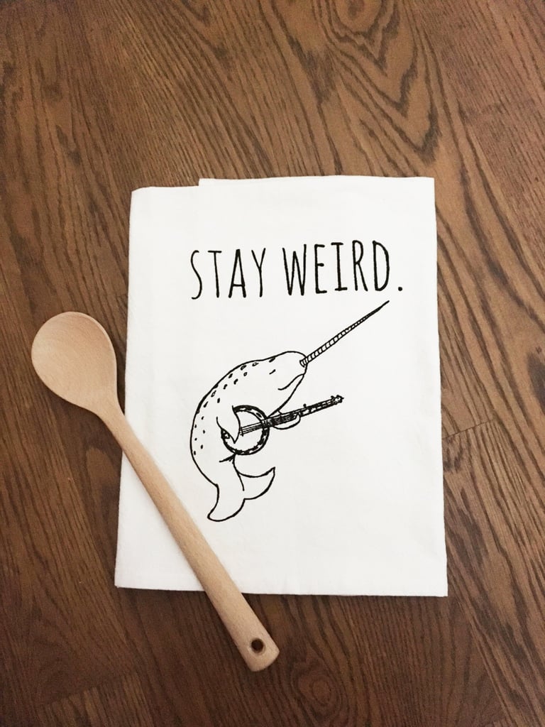 Shop it: Narwhal Playing the Banjo Kitchen Towel ($12)