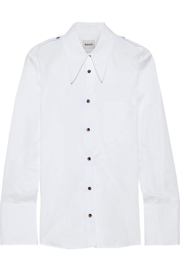 Khaite Cotton-Poplin Shirt