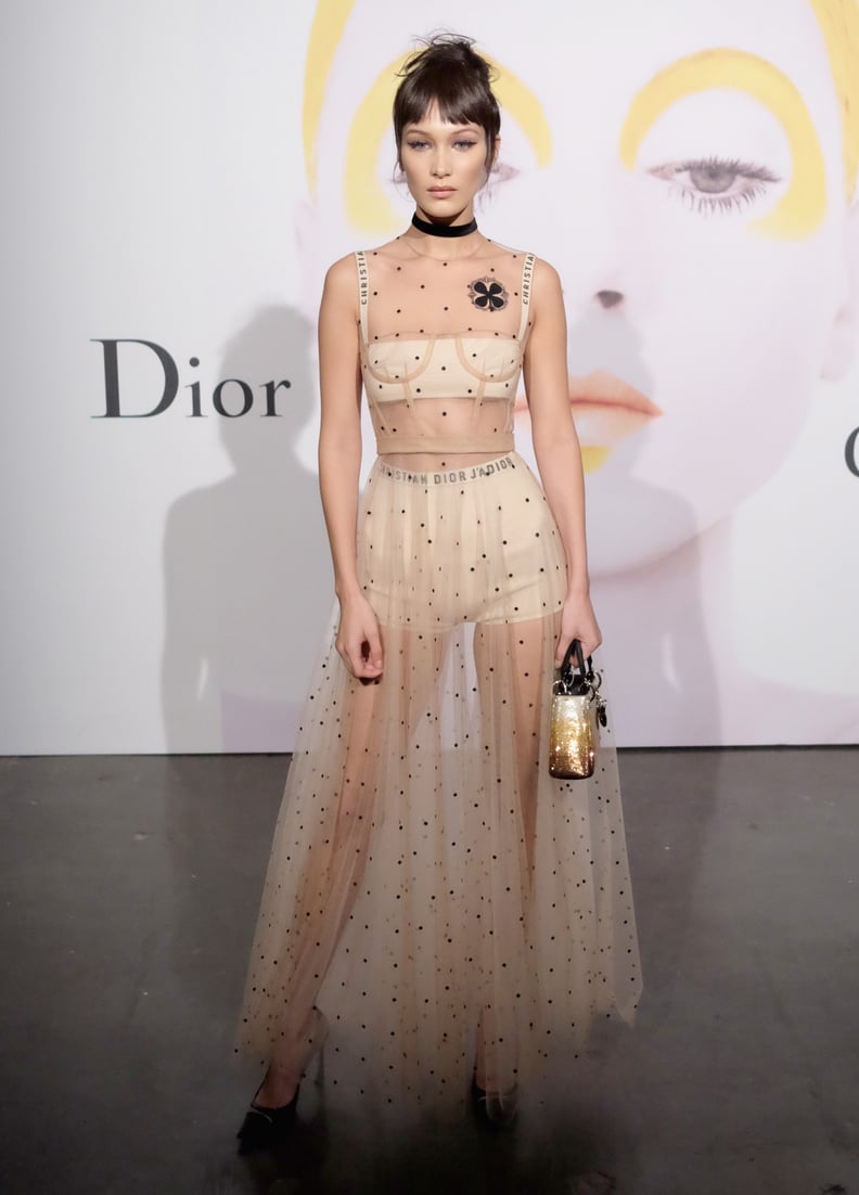 Bella Hadid Wearing Dior Spring '17