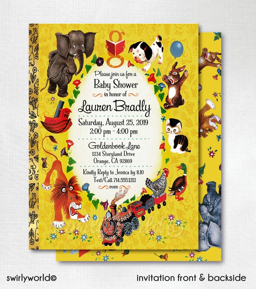 Classic baby shower invitations hot sale