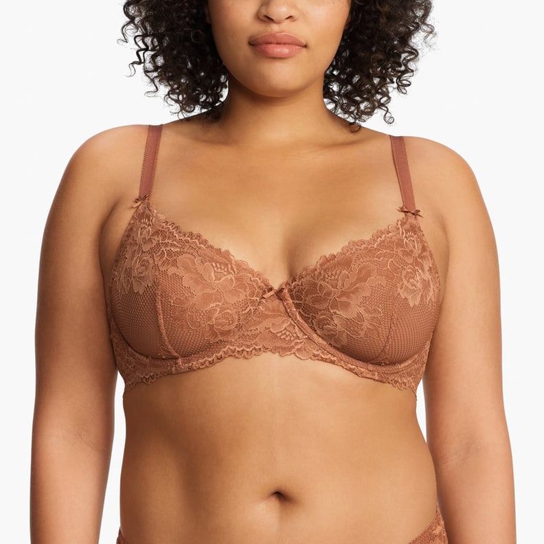 Savage X Fenty, Women's, Floral Lace Unlined Bra, Sheer lace Cups, Lace,  Underwire, Purple Lavender, 34A at  Women's Clothing store