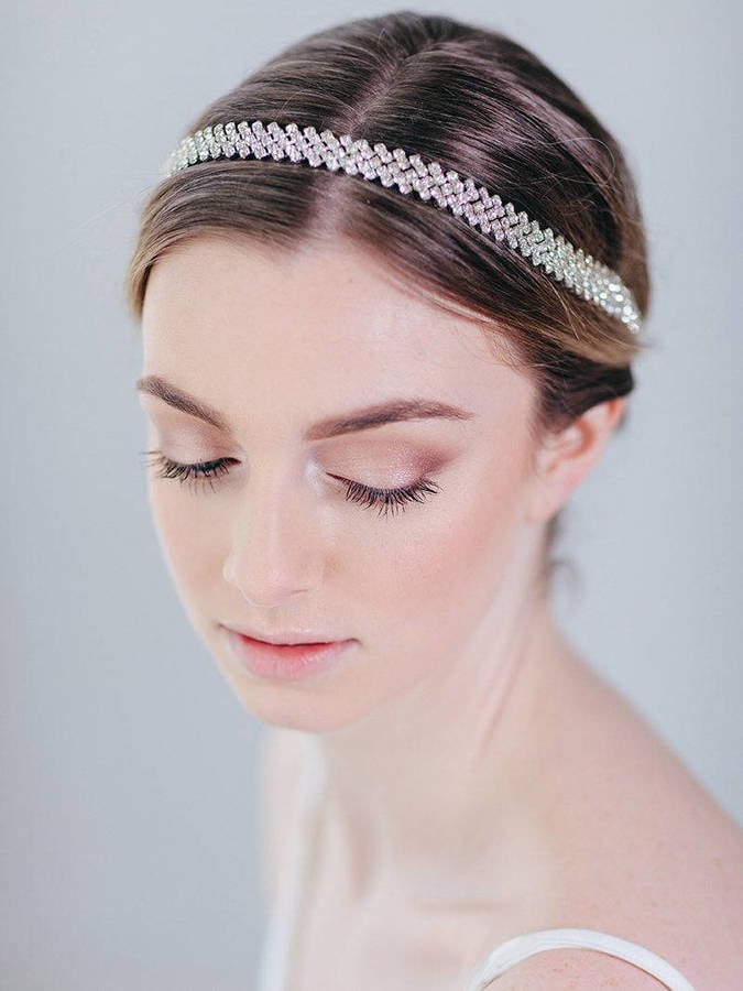 Etsy Silver Headband Gossip Girl's Blair Waldorf's Jennifer Behr
