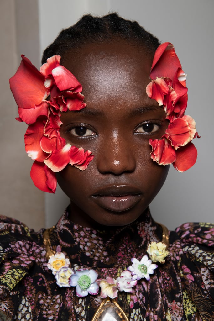 Face Blooms at Giambattista Valli Spring 2020 Paris Fashion Week