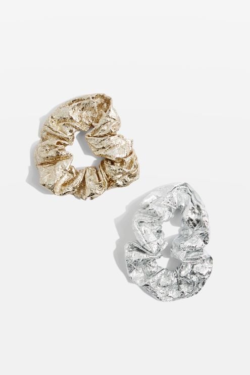 Vinyl Scrunchie Two-Pack