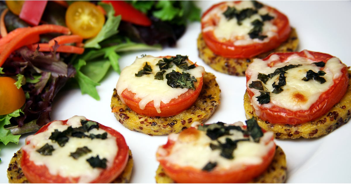 Healthy Recipe Pizza Quinoa Polenta POPSUGAR Fitness