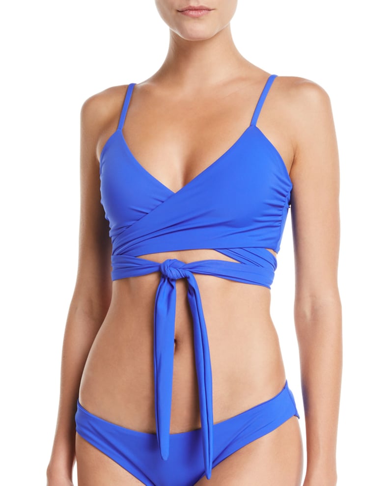 Mara Hoffman Mila Solid Wrap Bikini