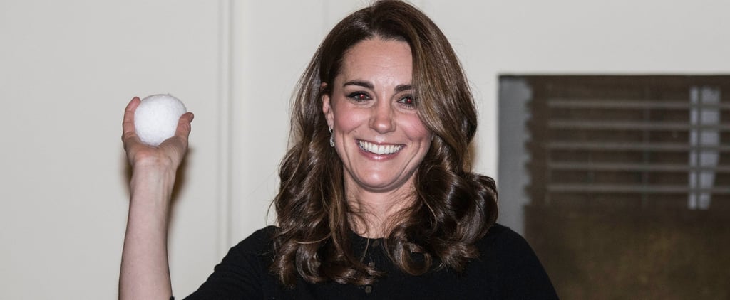 Kate Middleton and Prince William Snowball Fight 2018