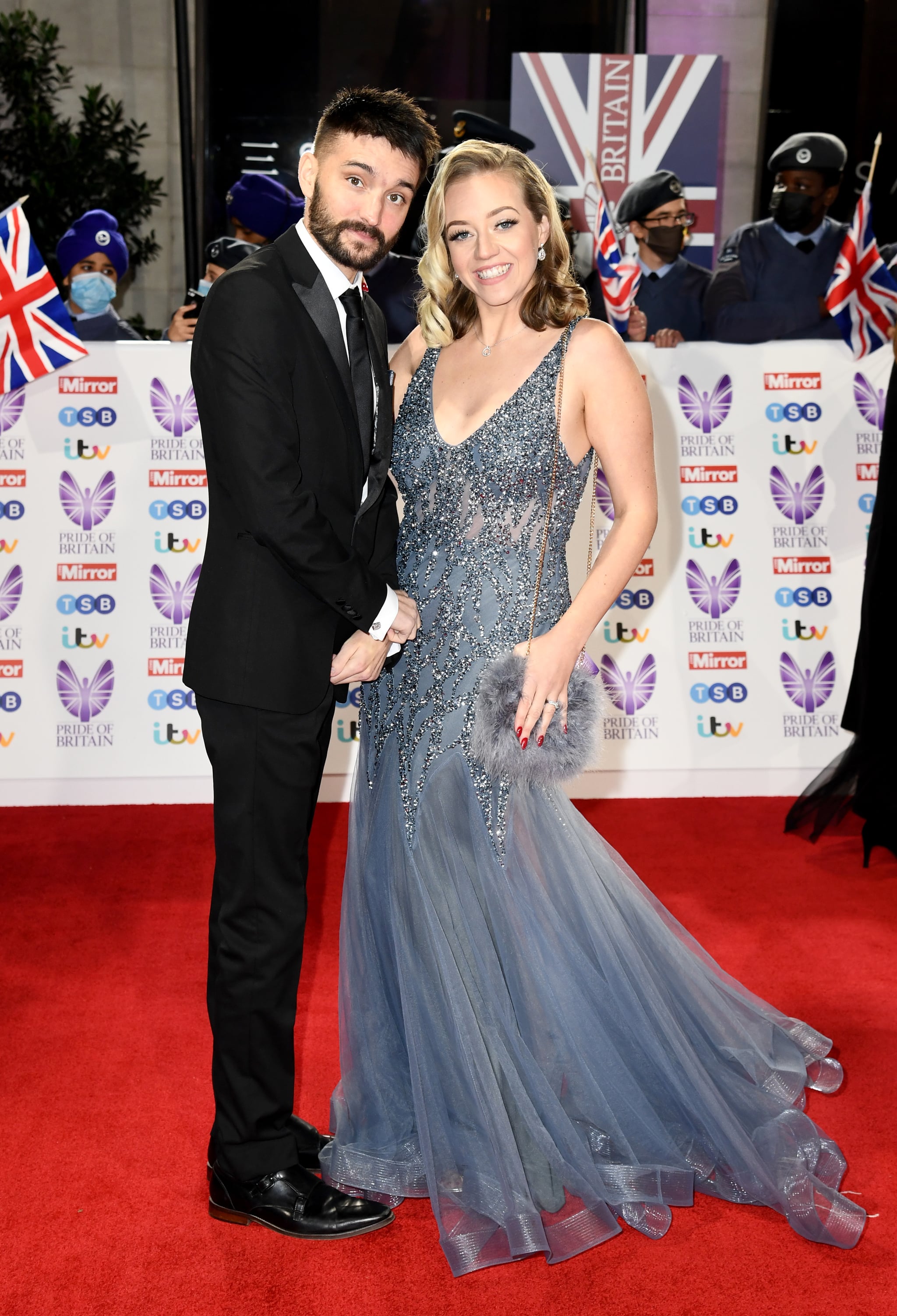 LONDRES, ANGLETERRE - 30 OCTOBRE : Tom et Kelsey Parker assistent aux Pride Of Britain Awards 2021 à l'hôtel Grosvenor House le 30 octobre 2021 à Londres, en Angleterre.  (Photo de Gareth Cattermole/Getty Images)