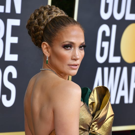 Jennifer Lopez's French Manicure at the Golden Globes 2020