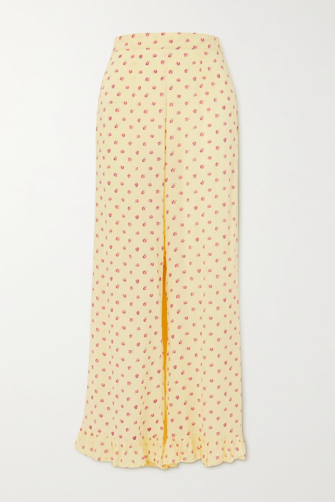 Faithfull the Brand La Ponche Ruffled Pajama Pants