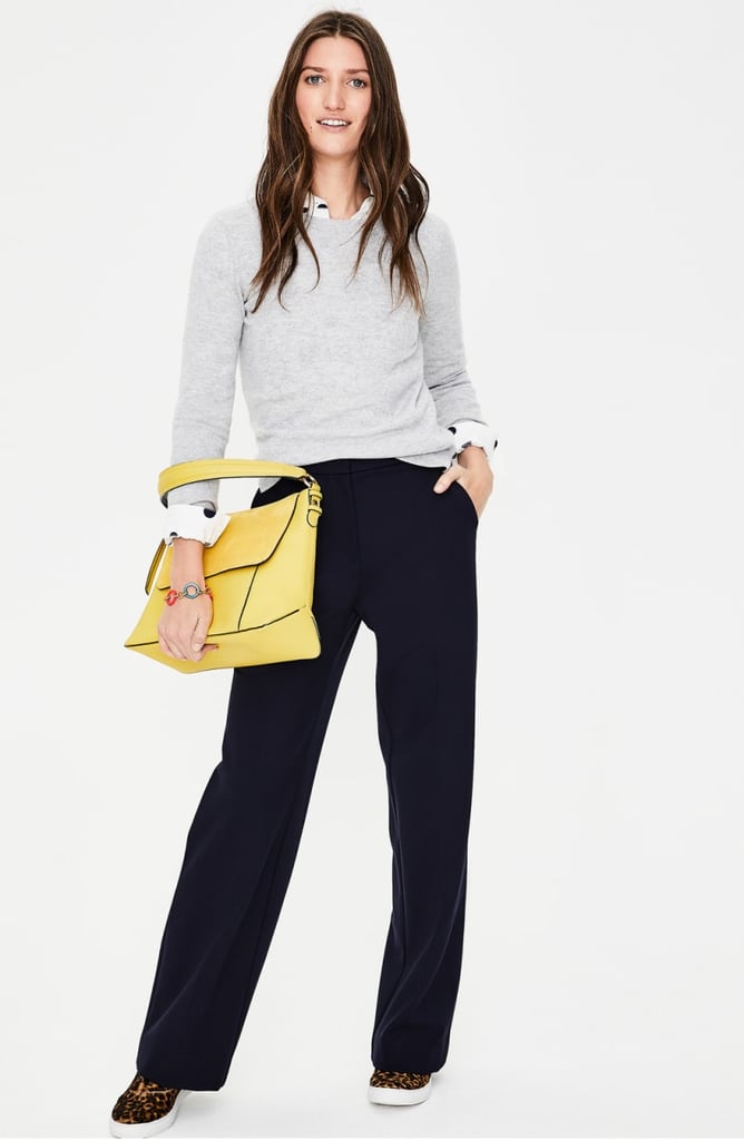 Boden Wide-Leg Ponte Knit Pants