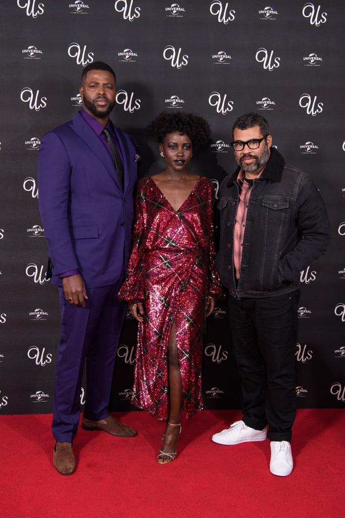 Lupita Nyong'o, Winston Duke at Us Screening in London 2019