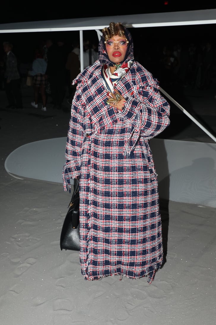 Erykah Badu at the Thom Browne Runway Show | Celebrity Style in the