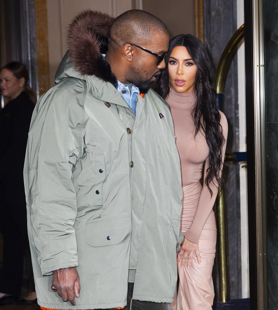 Kim Kardashian and Kanye West's Outfits in New York