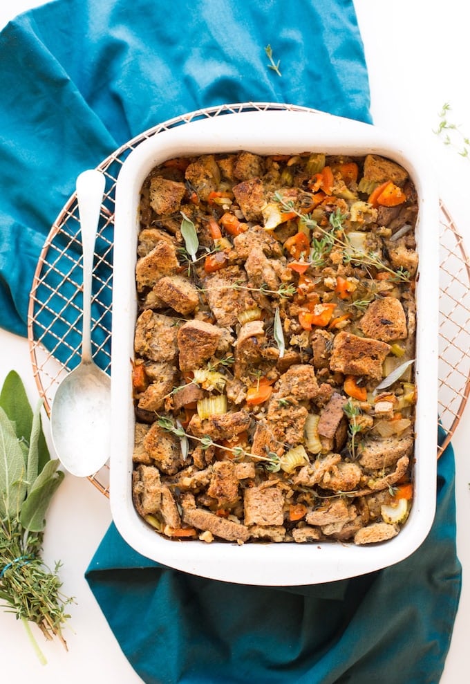 Gluten-Free and Vegan Stuffing