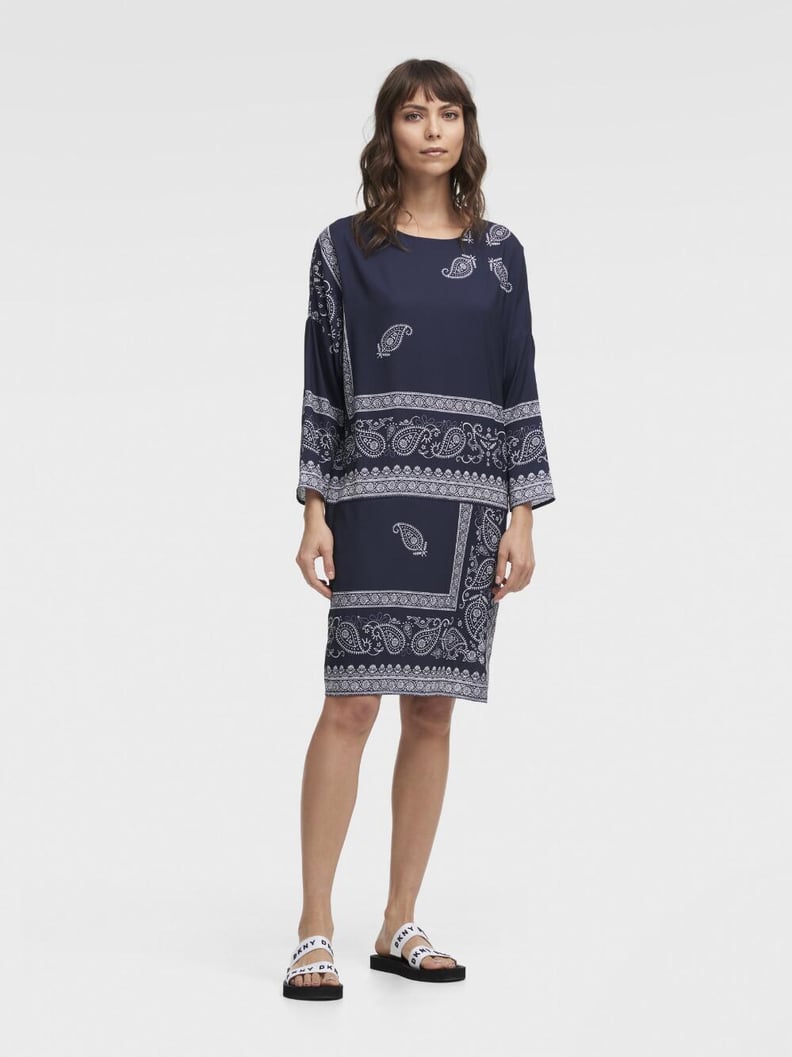 DKNY Printed Shift Dress