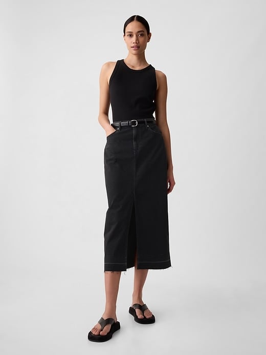 Best Denim Midi Skirt