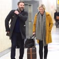 Ben Affleck and Lindsay Shookus Can't Stop Giggling With Each Other at JFK