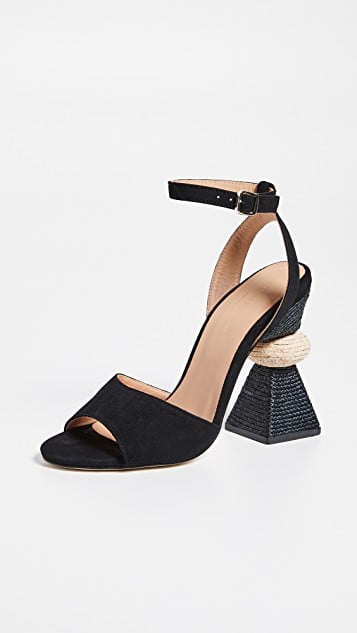 Paloma Barcelo Bibi Traingle Heel Sandals