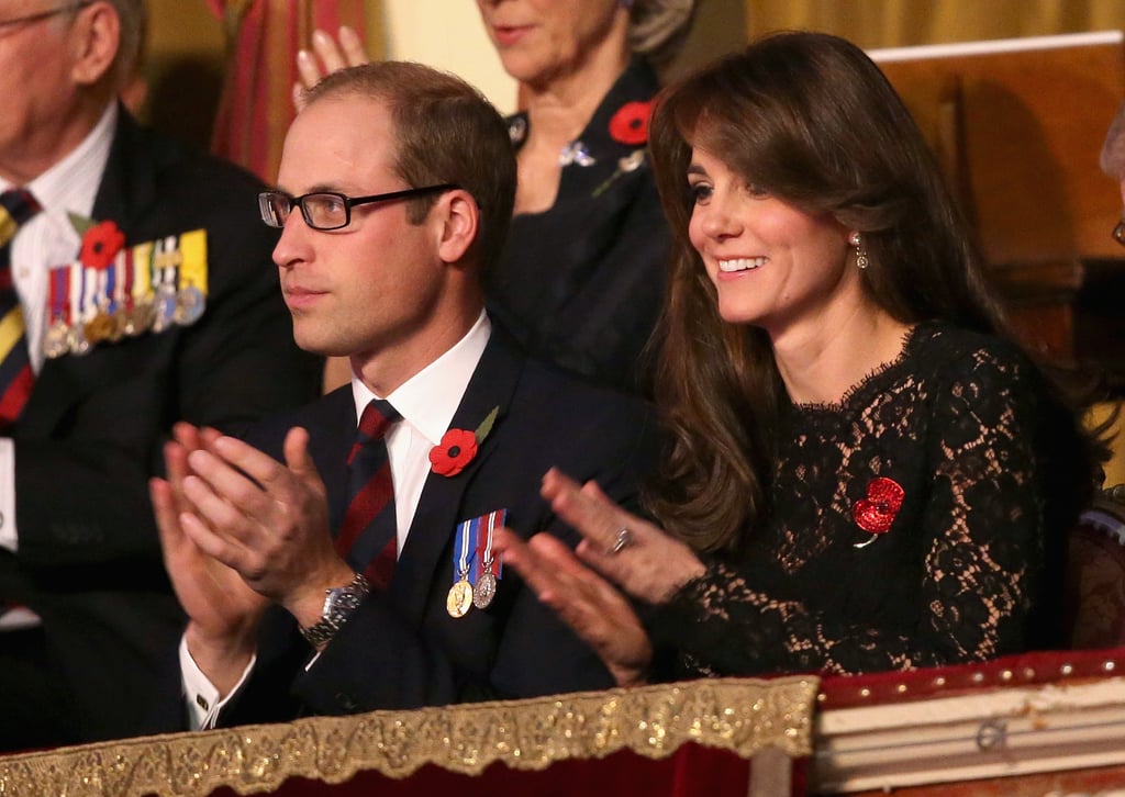 The duchess's sparkling earrings were perfectly eye-catching.