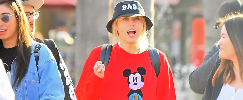 Miley Cyrus Disney Outfit April 2019