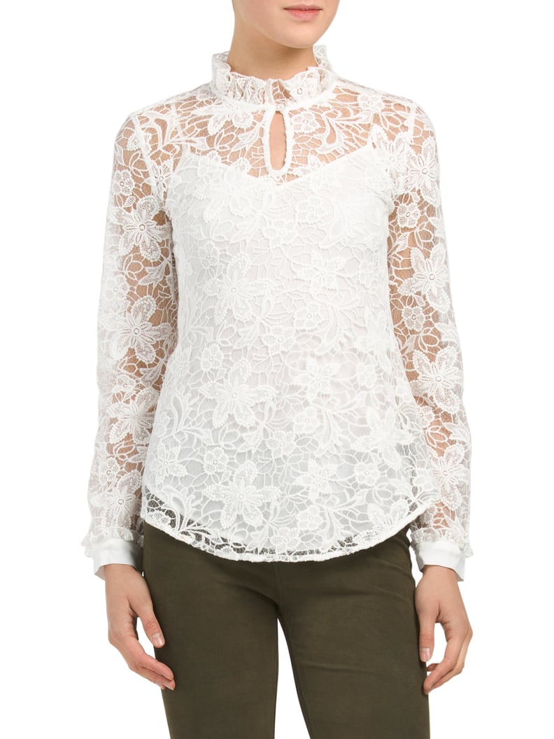 NYDJ Victorian Lace Blouse