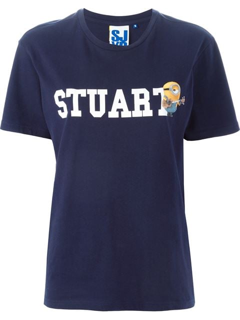 Steve J & Yoni P Minion Print T-shirt