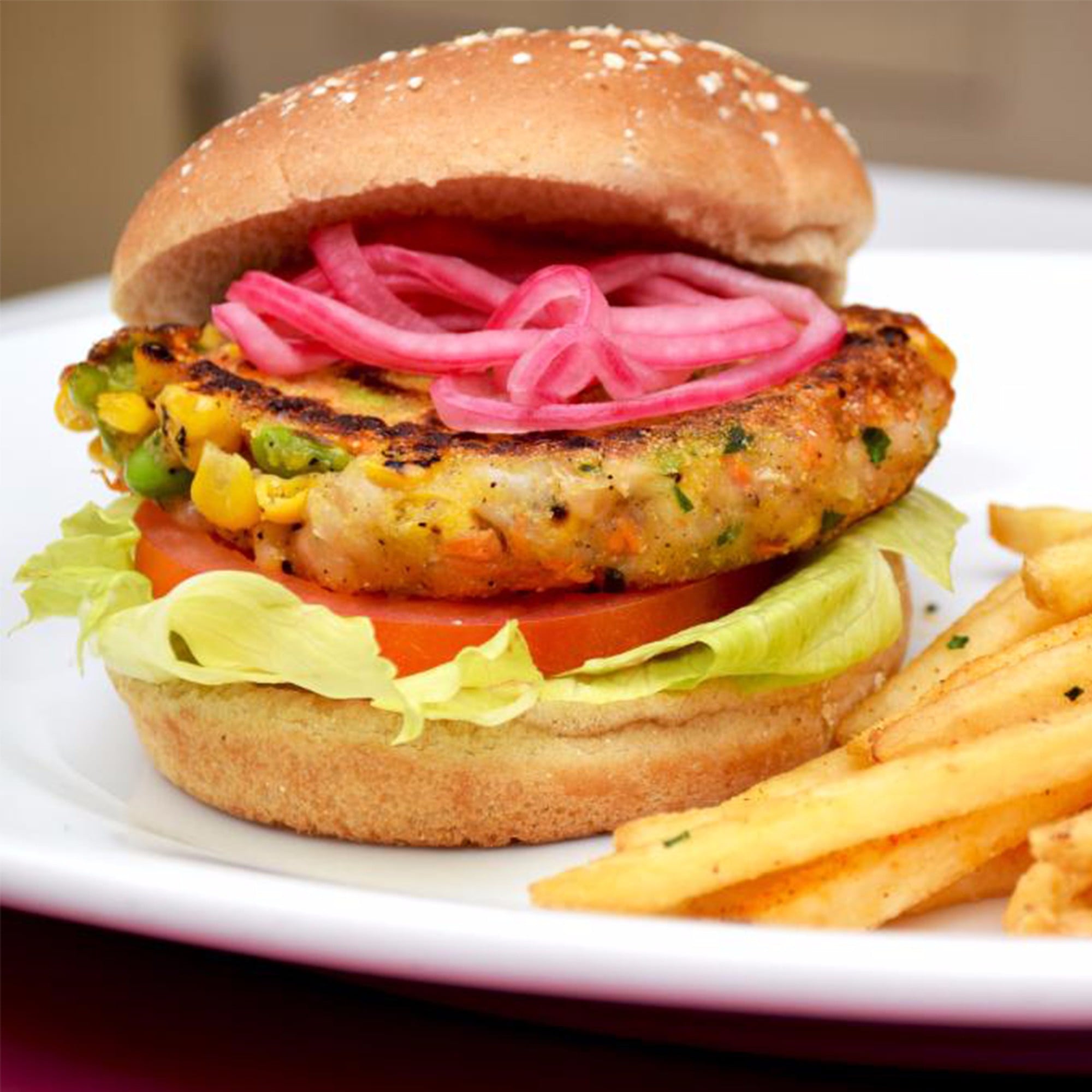 Chef's Vegan Burger at Carnation Cafe