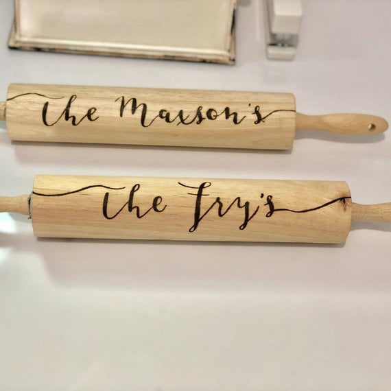 Custom Last Name Rolling Pin