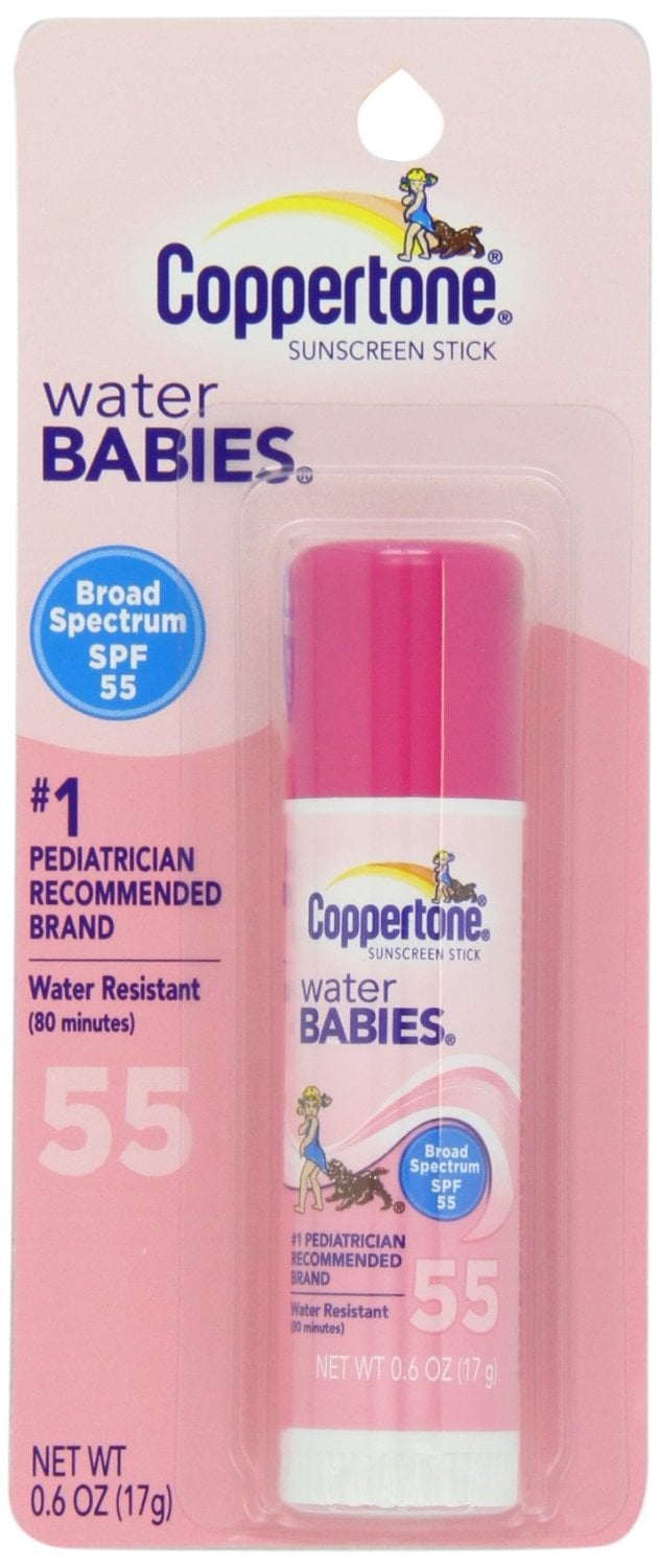 Coppertone Water Babies Sunscreen Stick, SPF 55 Harmful Sunscreens to Avoid Buying For Kids