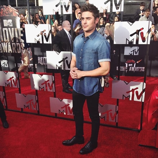 Zac Efron at the MTV Movie Awards 2014