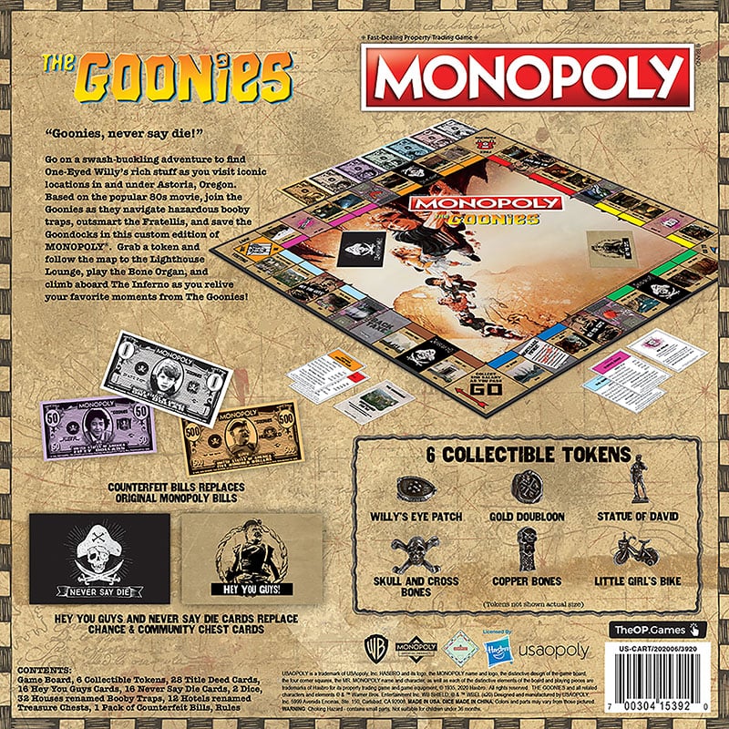 The Goonies Monopoly Has Arrived — Shop the Board Game Here