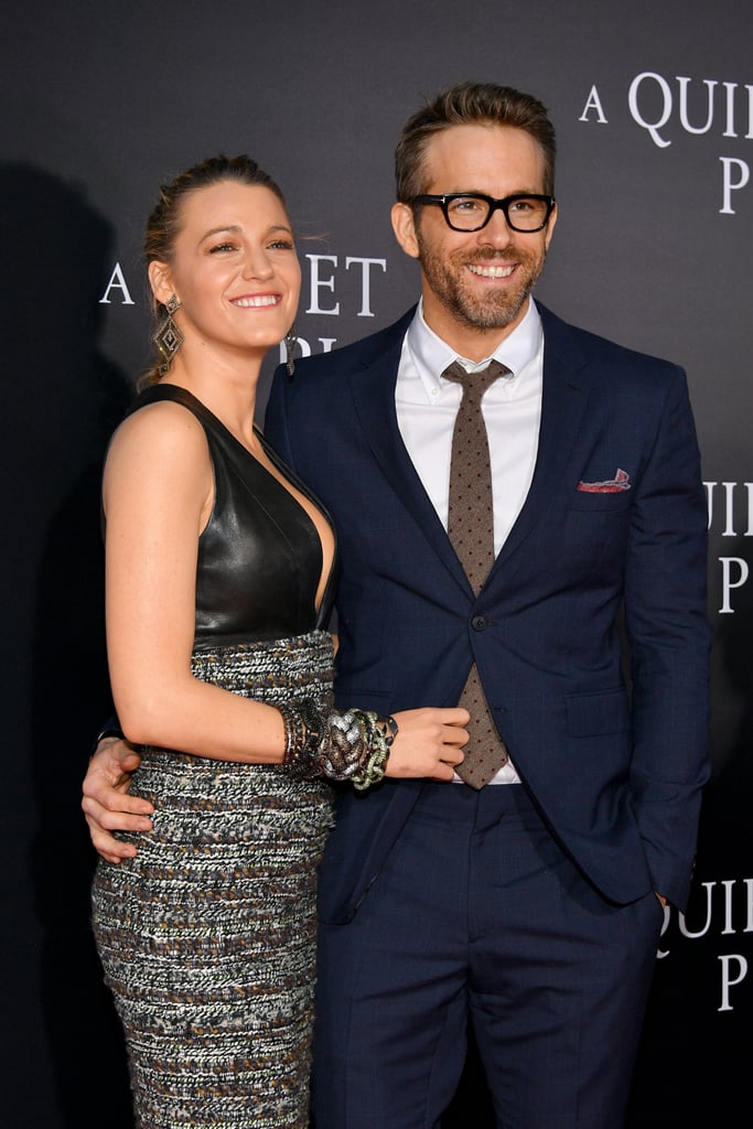 Blake Lively and Ryan Reynolds at A Quiet Place Premiere