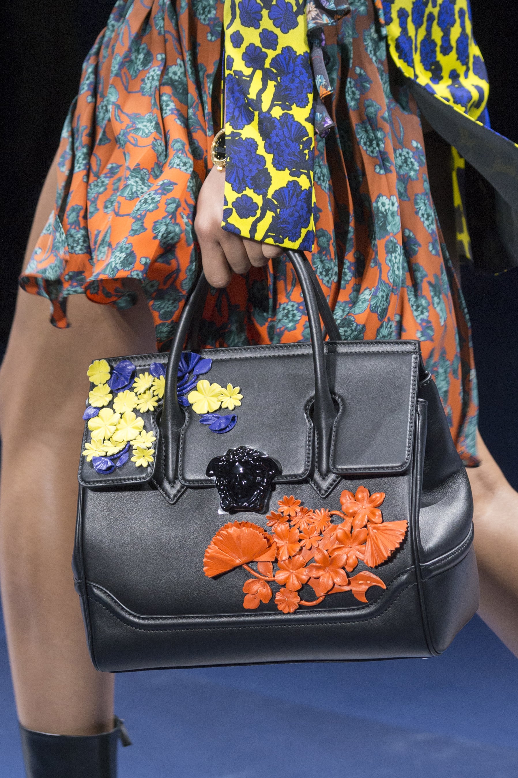 Versace, Bags, Versace Palazzo Empire Bag In Violet Orange