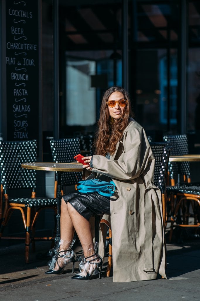 Find an outfit that looks just as good sitting down as it does | Obsessed  With Fashion Week Street Style? These Are the 50 Looks Worth Re-Creating |  POPSUGAR Fashion Photo 6
