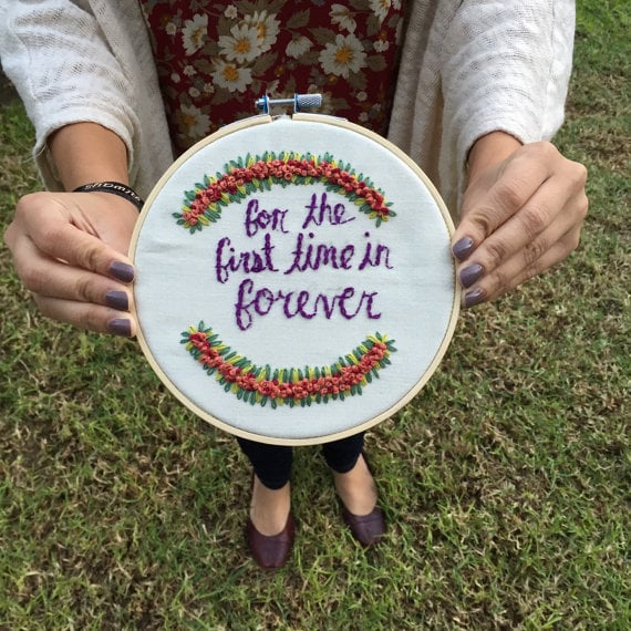 Frozen Embroidery Hoop