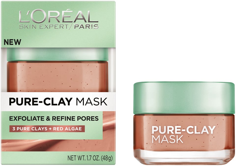 L'Oréal Paris Pure-Clay Mask — Exfoliate and Refine Pores