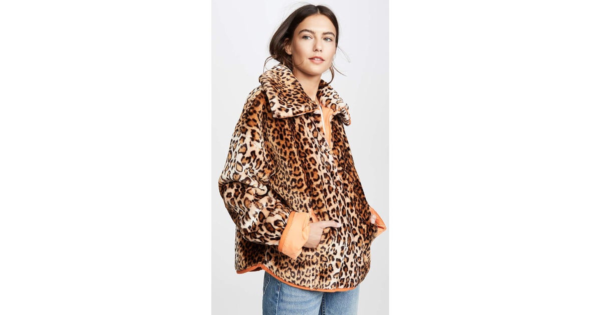 J.O.A. Leopard Half-Zip Jacket | Cute and Cozy Coats For Women on ...