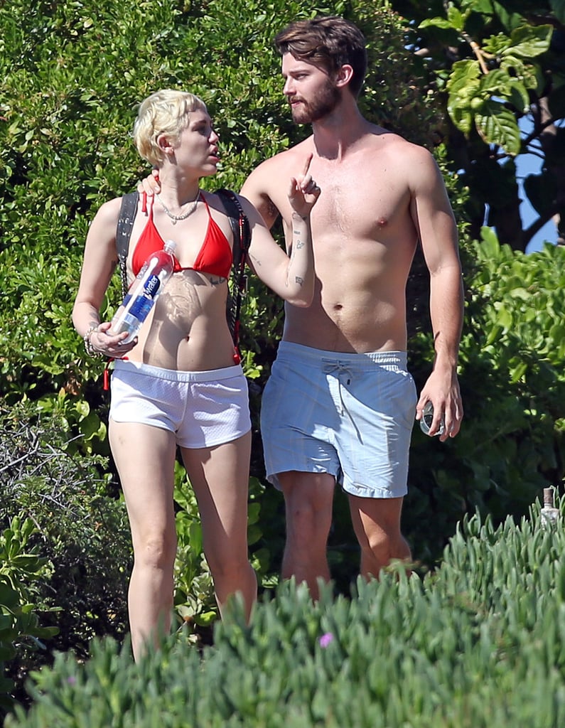 Miley Cyrus and Patrick Schwarzenegger in Maui, Hawaii