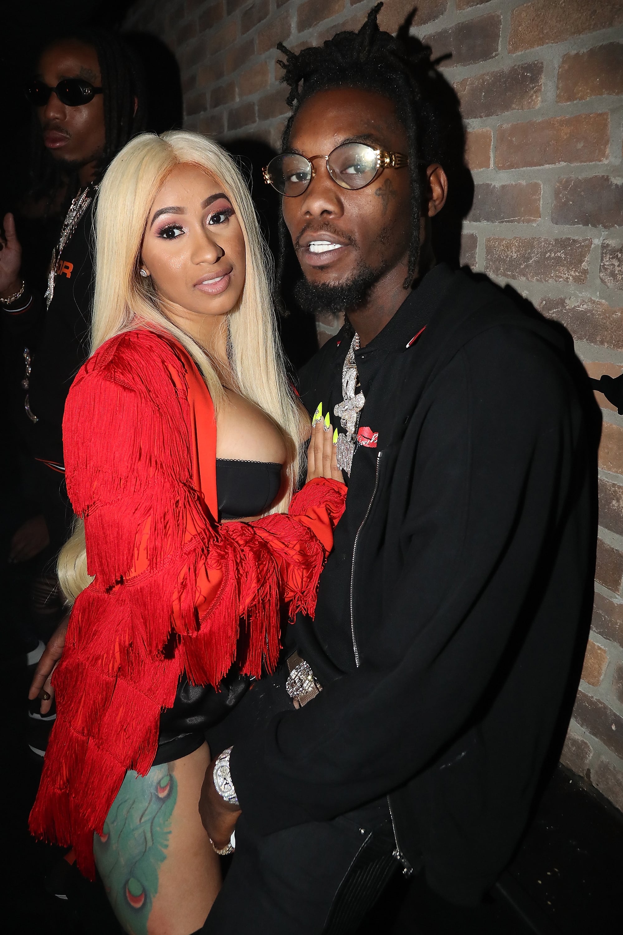 Cardi B shows off her enhanced assets as she celebrates Meek