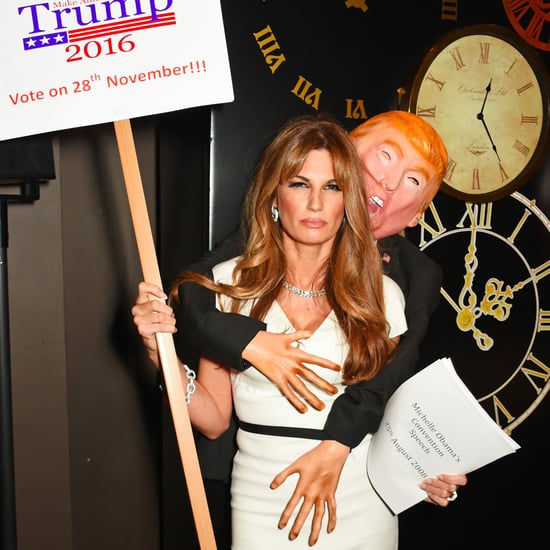 Jemima Khan's Melania Trump Groping Halloween Costume 2016