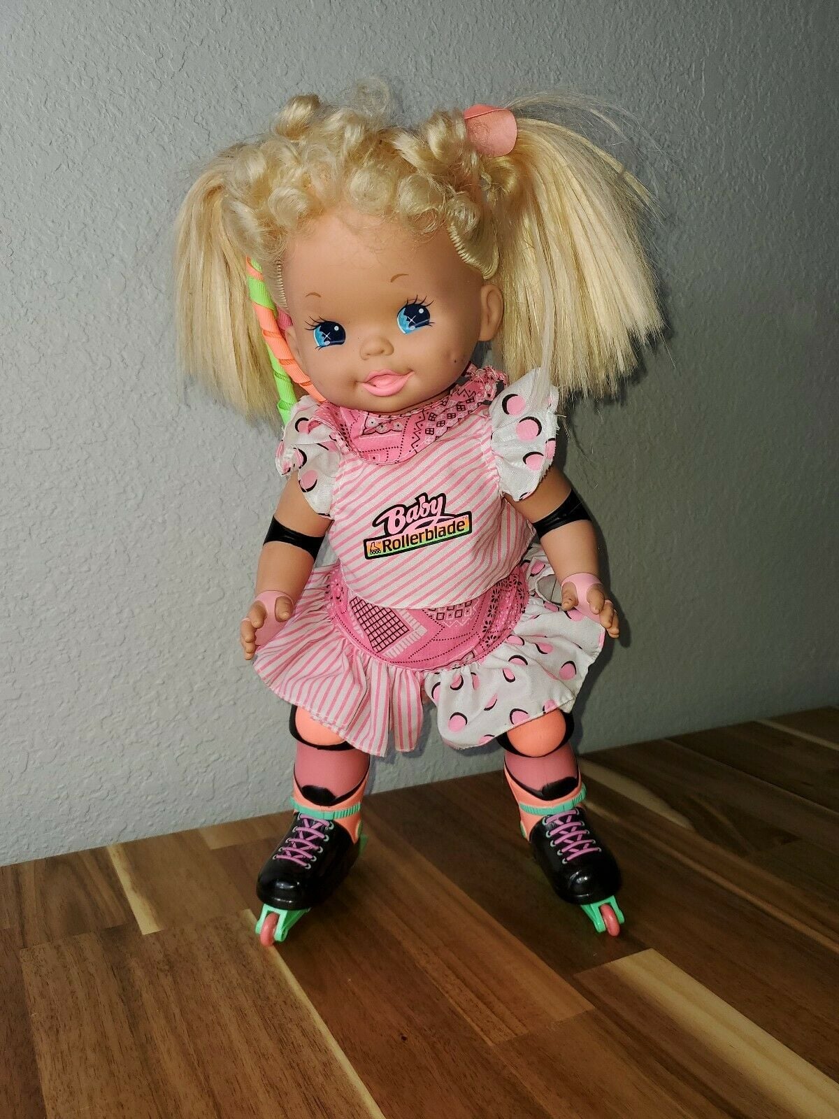 baby rollerblade doll